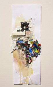 Shelf Life, Mixed media on paper, 2013