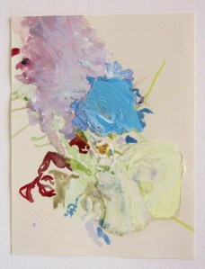 Sister, Watercolour, Acrylic and Perspex on paper, 13cm x 10cm, 2014