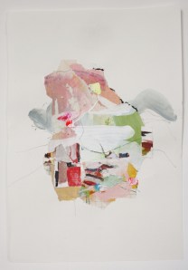 Data Analytic, Biro and Mixed media on paper, 21cm x 14.5cm, 2014