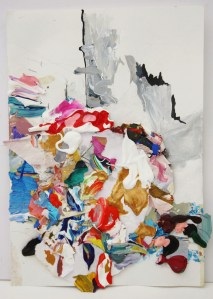 Display # 1, Ink and Acrylic Paint on Paper, 21cm x 14cm, 2014